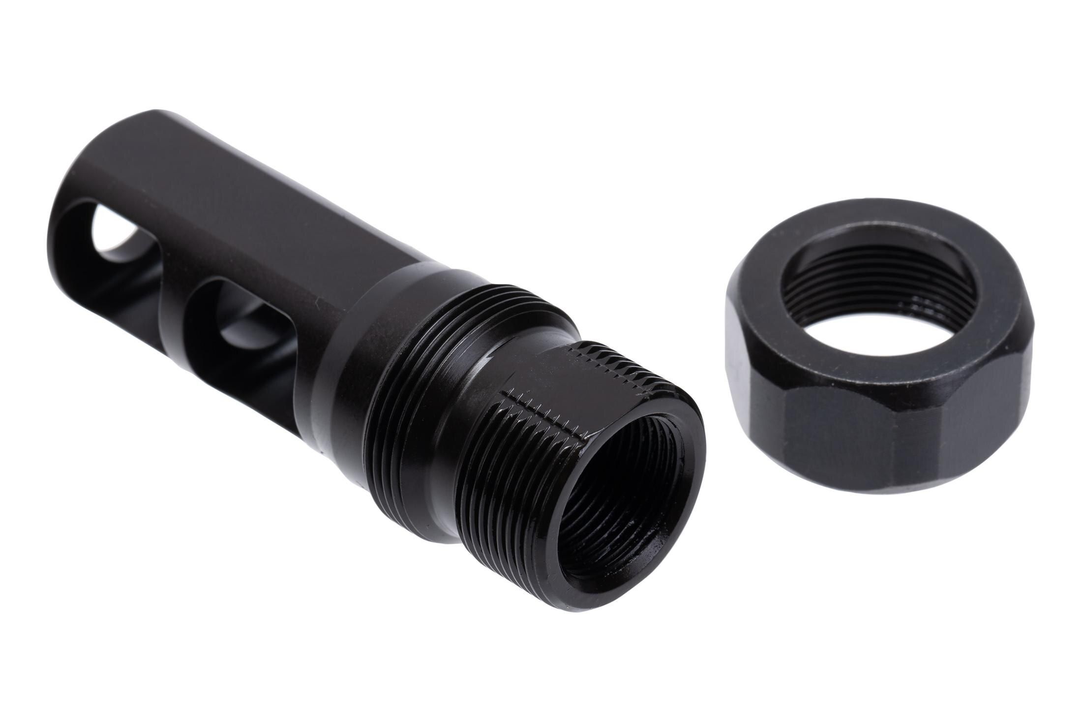 Faxon Firearms Muzzlok Stainless Steel Plan B Muzzle Brake - 5